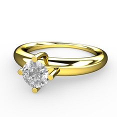Swarovski 14 ayar altın yüzük