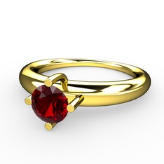 Garnet 8 ayar altın yüzük