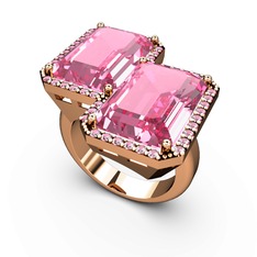 Avis Yüzük - Pembe kuvars 8 ayar rose altın yüzük #10wscbb