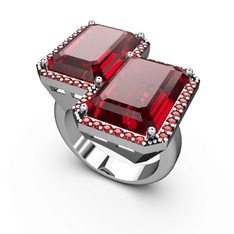 Avis Yüzük - Garnet 925 ayar gümüş yüzük #1g47ls5