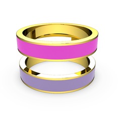 8 ayar altın yüzük (Menekşe mineli)