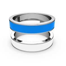 925 ayar gümüş yüzük (Beyaz mineli)