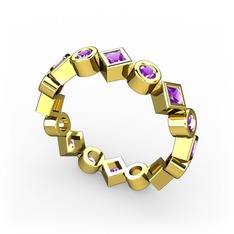 Vanora Tamtur Yüzük - Ametist 14 ayar altın yüzük #vvhkog