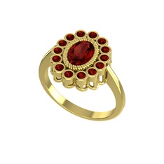 Rayiha Yüzük - Garnet 8 ayar altın yüzük #sen3ry