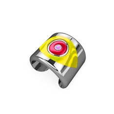 Palmira Mineli Nazar Yüzük - 925 ayar gümüş yüzük (Sarı mineli) #yvi4cq