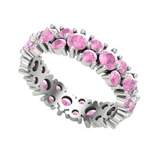 Elin Tamtur Yüzük - Pembe kuvars 925 ayar gümüş yüzük #rcxnho