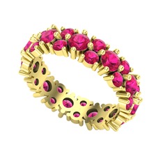 Büyük Elin Tamtur Yüzük - Rodolit garnet 8 ayar altın yüzük #1l6pf4t