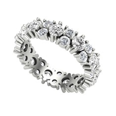Büyük Elin Tamtur Yüzük - Swarovski ve pırlanta 925 ayar gümüş yüzük (3.52 karat) #7lppef