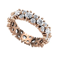 Büyük Elin Tamtur Yüzük - Pırlanta 18 ayar rose altın yüzük (9.02 karat) #b3iql0