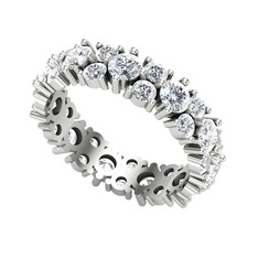 Büyük Elin Tamtur Yüzük - Pırlanta 925 ayar gümüş yüzük (9.02 karat) #lr85br