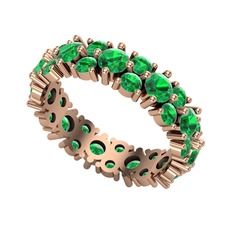 Büyük Elin Tamtur Yüzük - Yeşil kuvars 18 ayar rose altın yüzük #nhcxl5