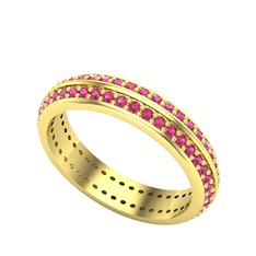 Arne Tamtur Yüzük - Rodolit garnet 14 ayar altın yüzük #1qq2vzw