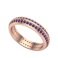 Arne Tamtur Yüzük - Ametist 18 ayar rose altın yüzük #jyfysj