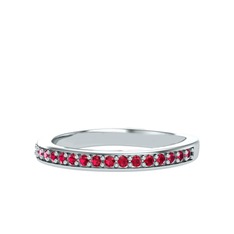 Rodolit garnet 925 ayar gümüş yüzük