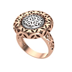 8 ayar beyaz altın yüzük