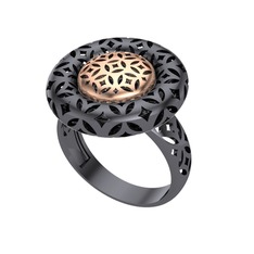 8 ayar rose altın yüzük