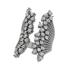 Livya Yüzük - Swarovski 925 ayar gümüş yüzük #18s127r