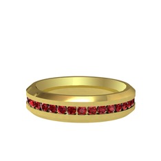 Garnet 14 ayar altın yüzük