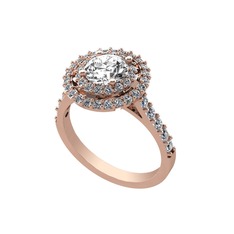 Lyra Yüzük - Swarovski 14 ayar rose altın yüzük #1qm90eu