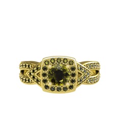 Aurora Yüzük - Peridot 14 ayar altın yüzük #r6xier