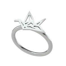 Origami Turna Yüzük - 925 ayar gümüş yüzük #1q9136c