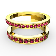 Zaria Yüzük - Rodolit garnet 18 ayar altın yüzük #1hkvpwp