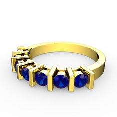 Lab safir 8 ayar altın yüzük