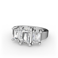 Arnia Yüzük - Swarovski 18 ayar beyaz altın yüzük #2h6e2r