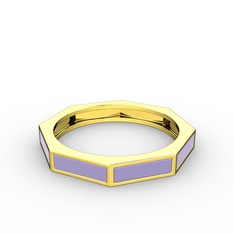 8 ayar altın yüzük (Menekşe mineli)