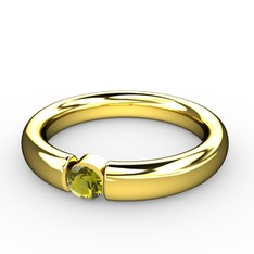 Peridot 8 ayar altın yüzük