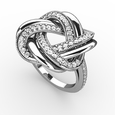 Swarovski 925 ayar gümüş yüzük